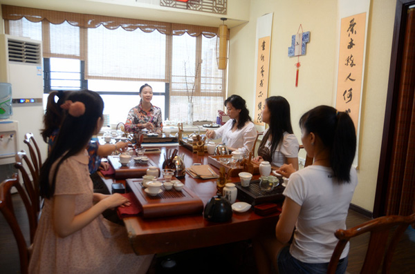 心馨茶艺总第87期初级茶艺师培训班培训照片